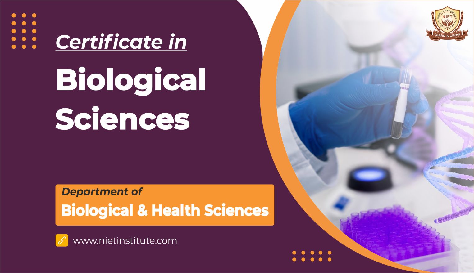 Certificate in Biological Sciences